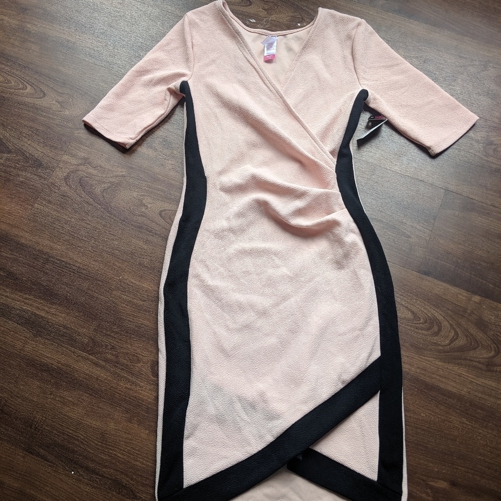 Pink and black dress - NWT